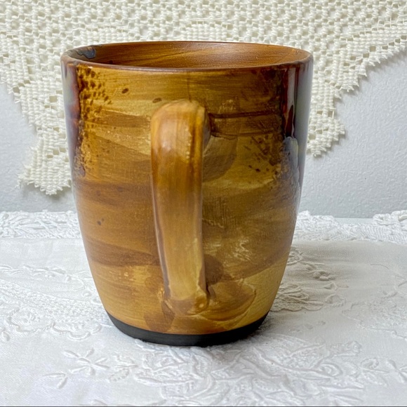 Sango Splash 4951 Tan Drip Cup Mug - Picture 3 of 8